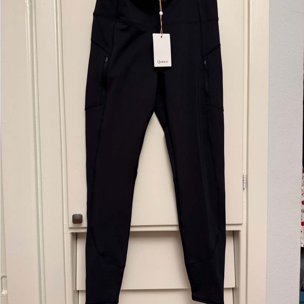 Quince Black Leggings